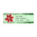 Search for stargazer lily return address labels Red