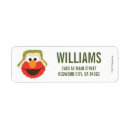 Search for elmo return address labels Sesame street
