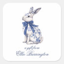 Search for blue and white rabbit stickers Bunny