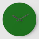 Search for dark green clocks Minimalist