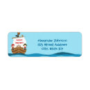 Search for pirate ships return address labels For kids