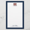 Search for college stationery paper Aubie the tiger