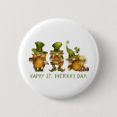 Search for funny gnome badges Watercolor