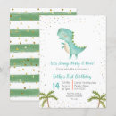 Search for 3rd boy birthday invitations Dinosaur