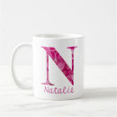 Search for alphabet letter n mugs Floral