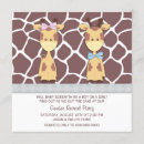 Search for giraffe gender reveal invitations Party