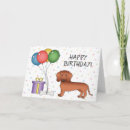 Search for dog coat cards Dachshund