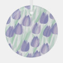 Search for violet flower christmas tree decorations Abstract