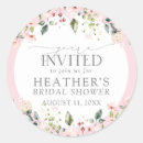 Search for bridal shower invitation stickers Elegant