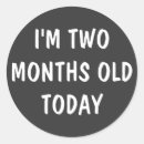 Search for two months stickers Birthday