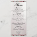 Search for ribbon wedding menus Red