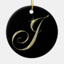 Search for initial j christmas tree decorations Gold