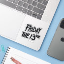 Search for slasher stickers Friday the 13th