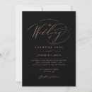 Search for rose gold and black weddings Minimalist