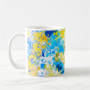 Search for paint splatter coffee mugs Yellow