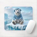 Search for polar bear mousepads Snow