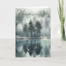 Search for frozen lake Pine trees