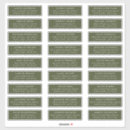 Search for olive green and white stickers Modern