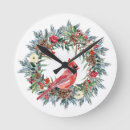 Search for cardinal clocks Red cardinal bird