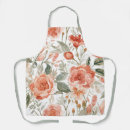 Search for botanical roses aprons Watercolor