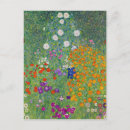 Search for gustav klimt flower garden postcards Vintage