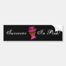 Search for cancer survivor bumper stickers Pink