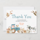 Search for tractor thank you cards Baby shower