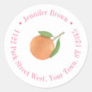 Search for orange address stickers Pink