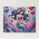 Search for fantasy mermaid puzzles Cute