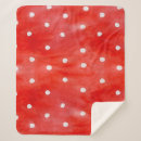 Search for red polka dot blankets Watercolor
