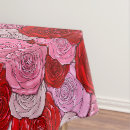 Search for valentine tablecloths Roses