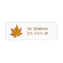 Search for maple tree return address labels Gold