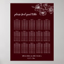 Search for burgundy wedding seating charts Boho