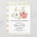 Search for fall gender reveal invitations Pumpkin party