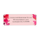 Search for heart shaped address stickers Red