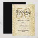 Search for elegant 50th wedding anniversary invitations Glitter