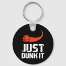 Search for basketball dunking key rings Player