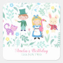Search for alice in wonderland birthday stickers Mad hatter