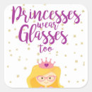 Search for wearing glasses stickers Princess