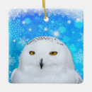 Search for snowy owl christmas tree decorations Nature