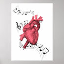 Search for music note posters Heart