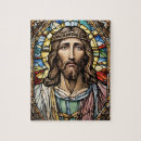 Search for jesus puzzles Stained glass