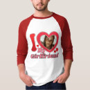 Search for i heart my gf mens tshirts Red