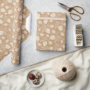 Search for pine cone christmas wrapping paper Brown