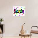Search for colorful candy posters Food