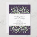 Search for eggplant wedding invitations Rustic
