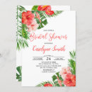 Search for tropical bridal shower invitations Rose gold
