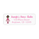 Search for pink tutu return address labels Ballet