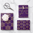 Search for purple gold christmas wrapping paper Glitter
