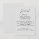 Search for information wedding enclosure cards Accommodations